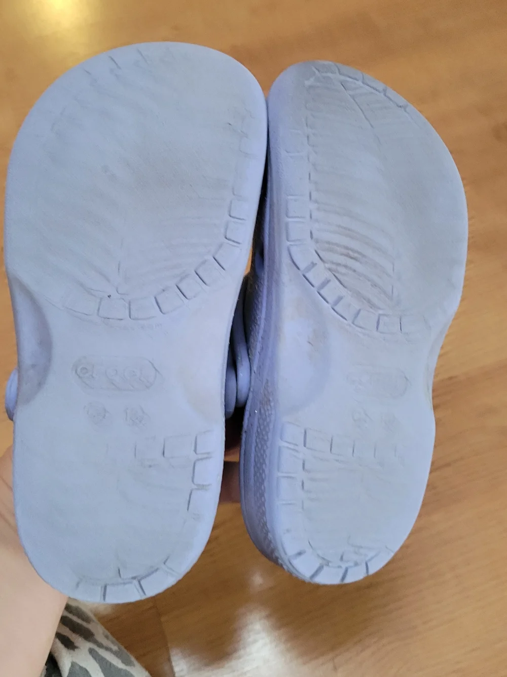 Crocs Kids Classic Clog - Light Purple with Glitter